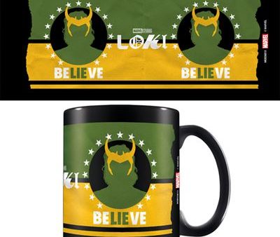 Caneca Marvel Loki Believe 320ml - Pyramid International Online Hot Sale