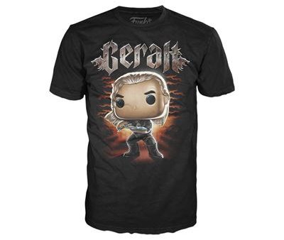 T-Shirt Funko Pop! Boxed Tee The Witcher: Geralt - Tamanho M For Sale