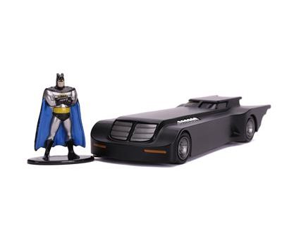 Réplica Batmobile Metal 1:32 Animated Serie com Figura Discount