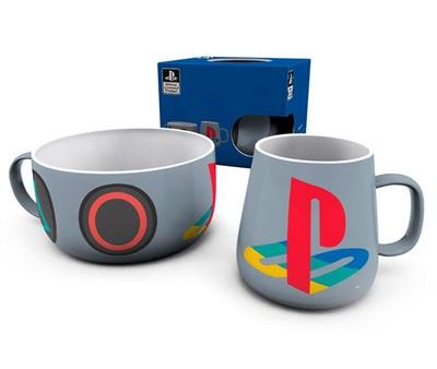 Gift Set Playstation: Caneca + Taça para Pequeno Almoço - Abystyle Online Sale