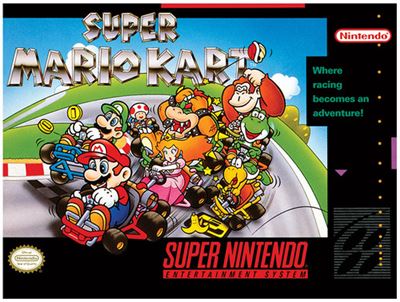 Impressão Emoldurada - Framed Print Super Mario Kart 30x40cm - Pyramid International For Sale