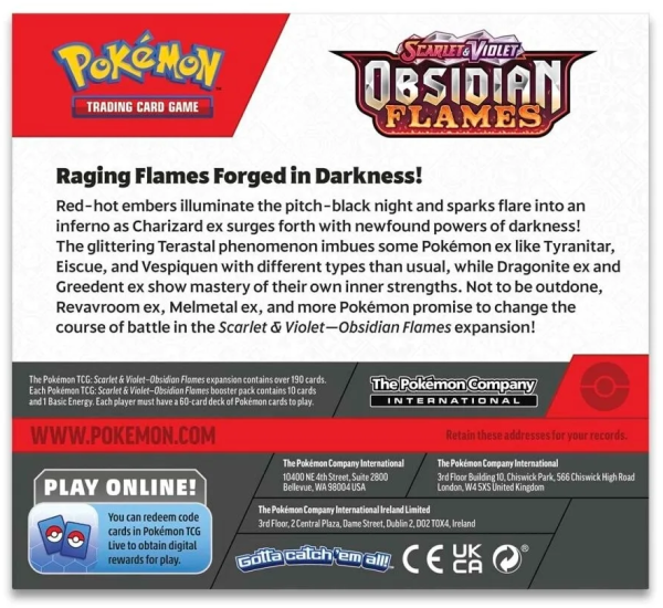 Scarlet & Violet: Obsidian Flames - Booster Box Hot on Sale