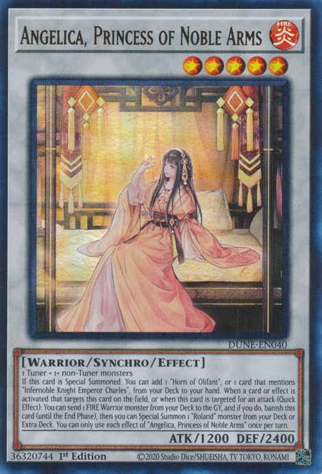 Angelica, Princess of Noble Arms [DUNE-EN040] Ultra Rare Hot on Sale