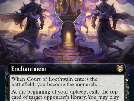 Court of Locthwain (Extended Art) [Wilds of Eldraine Commander] For Cheap