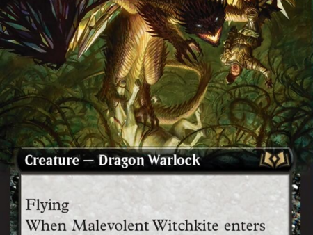 Malevolent Witchkite (Extended Art) [Wilds of Eldraine] Online