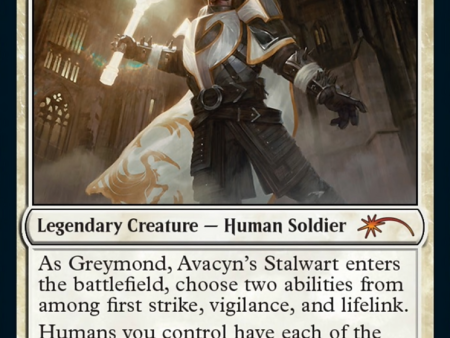 Greymond, Avacyn s Stalwart [Secret Lair: Universes Within] Hot on Sale