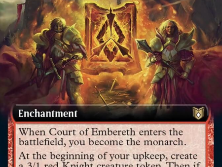 Court of Embereth (Extended Art) [Wilds of Eldraine Commander] For Discount