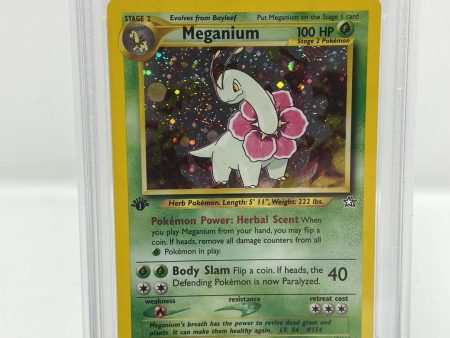 Meganium 10 111 1st Edition Neo Genesis PSA 8 53941145 Discount