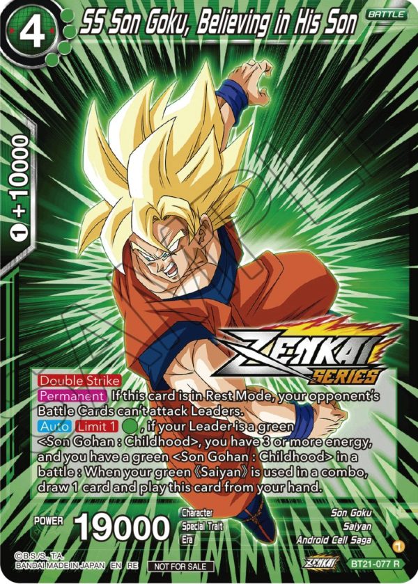 SS Son Goku, Believing in His Son (Event Pack 12) (BT21-077) [Tournament Promotion Cards] Discount