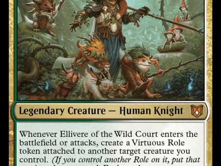 Ellivere of the Wild Court [Wilds of Eldraine Commander] Cheap