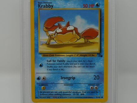 Krabby 51 62 Fossil PSA 9 52948843 For Discount