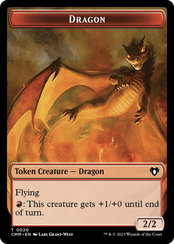 Dragon Token (20) [Commander Masters Tokens] Fashion