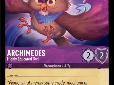 Archimedes - Highly Educated Owl (36 204) [The First Chapter] Online Sale