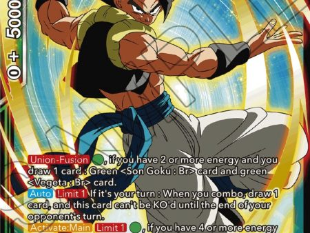 Gogeta, Birth of the Ultimate Warrior (Championship Selection Pack 2023 Vol.2) (Gold-Stamped Silver Foil) (P-538) [Tournament Promotion Cards] Cheap