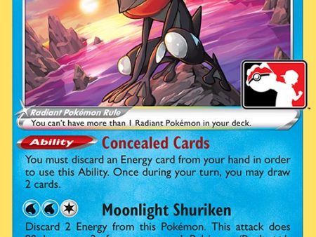 Radiant Greninja (046 189) [Prize Pack Series Three] For Cheap