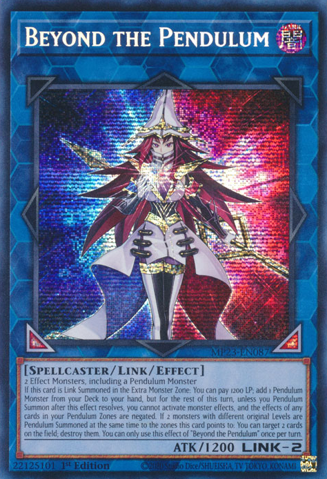 Beyond the Pendulum [MP23-EN087] Prismatic Secret Rare Discount