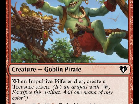 Impulsive Pilferer [Commander Masters] Sale