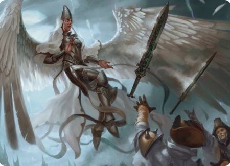 Angelic Quartermaster Art Card [Innistrad: Crimson Vow Art Series] Sale