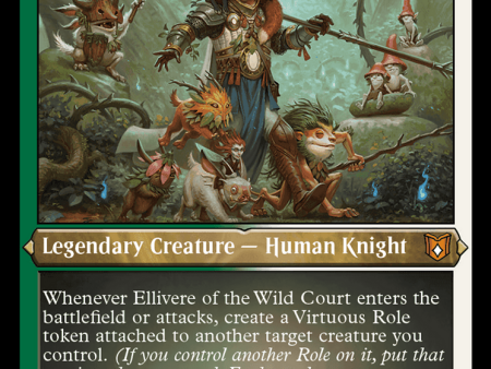 Ellivere of the Wild Court (Display Commander) [Wilds of Eldraine Commander] For Sale